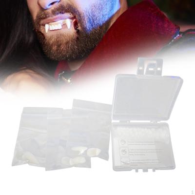 3 Pairs Halloween Fangs Fake Teeth for Masquerade Party Favors