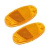 X AUTOHAUX Bicycle Warning Reflector Front and Back Yellow Set