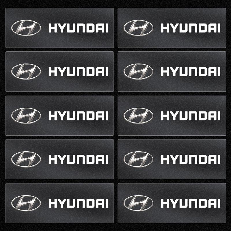 

2/5/10 шт. Случайные наклейки для интерьера автомобиля, Стайлинг эмблемы рулевого колеса автомобиля для Hyundai Tucson Solaris I30 Creta Ix35 I40 Veloster Santafe 10pcs