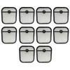 10 Pcs Filters Air Filters Compatible With BCZ260TS, BCZ230TS, BCZ2660TS Replace 528074701 Lawn Mower Replacement Accessories
