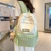 Children's Schoolbag Women's Plaid Backpack Student Backpack