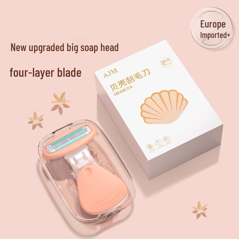 Unisex Razor for Smooth Shaving: Underarm, Leg, and Pubic Hair Removal without Blackheads.