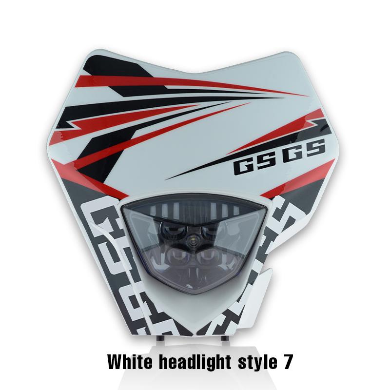 MCHMFG Motorcycle Crystal LED Headlight Headlamp For GASGAS - EC    Enduro Motorcycle