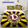 Dynamo Dresden Pattern Bedding,Quilt Set Quilt Cover Pillowcase Home Birthday Gift(1 * duvet cover + 2 * pillowcase, without core)