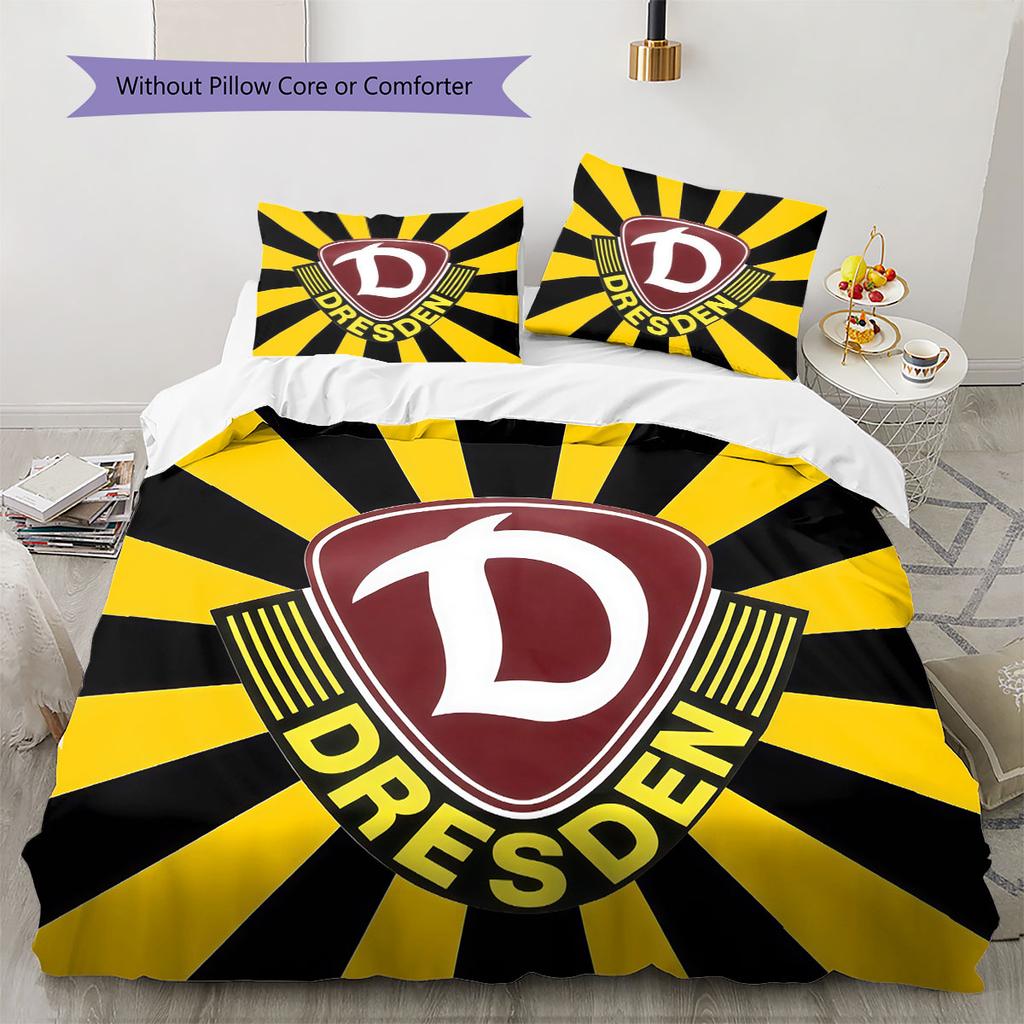 Dynamo Dresden Pattern Bedding,Quilt Set Quilt Cover Pillowcase Home Birthday Gift(1 * duvet cover + 2 * pillowcase, without core)