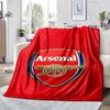 Arsenal F.C Theme Printed Blanket - Perfect for Couch, Bed, Travel & Outdoor Use | Machine Washable, Cozy & Durable.
