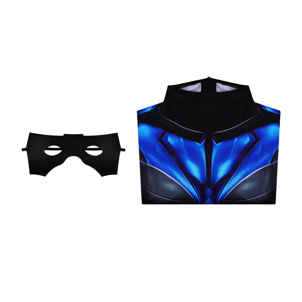 Cosplay American drama Nightwing Grayson Titan cos suit tight onesie stage acting suit cosplay halloween costume