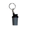 Shaker Cup Keychain Portable 3D Printed Workout Keychain with Metal Ring Bags Gym Backpack Pendant Mini Fitness Accessory