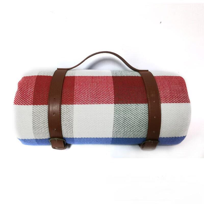 LEBU Acrylic Belted Outdoor Picnic Blanket 200*200cm