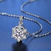 Tancise S925 Sterling Silber Moissanit Luxus Persönlichkeit Anhänger Halskette frauen Klassische Flut Halskette Halskette Party Geschenk