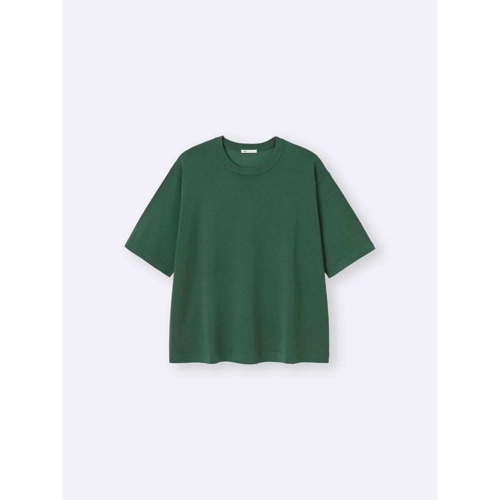 Gu By Uniqlo Washable Knit Tee  5 Minute Sleeve 