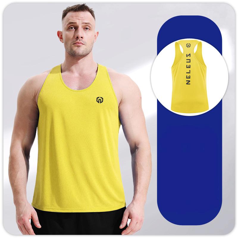 Men's Tank Vest Fitness Sleeveless Shirts Gym Shirt Bodybuilding Mesh Breathable Quick-drying Singlet Workout Running Tops S M L XL XXL 3XL 4XL