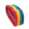 Wide Rainbow Colorful Elastic Headband Hair Accessories Head Wrap