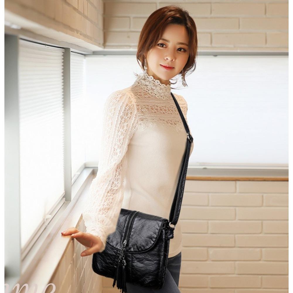 REPRCLA Neue Designer Schulter Tasche Weiche Leder Handtasche Frauen Messenger Bags Umhängetasche Mode Frauen Tasche Weibliche Klappe Bolsa