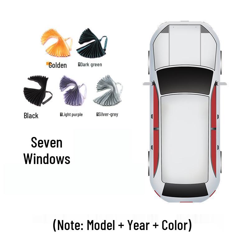 Southeast Lingyue & Lingzhi Car Curtains: V3, V5, A5, Wing Dance, DX3, DX5, DX7 Sunshades