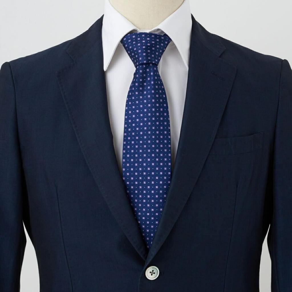 [Ogier] 100% Silk Tie, Regular Tie, Jacquard Weave, Small Pattern, Gift, Business, Men's, Stylish, 8cm Width