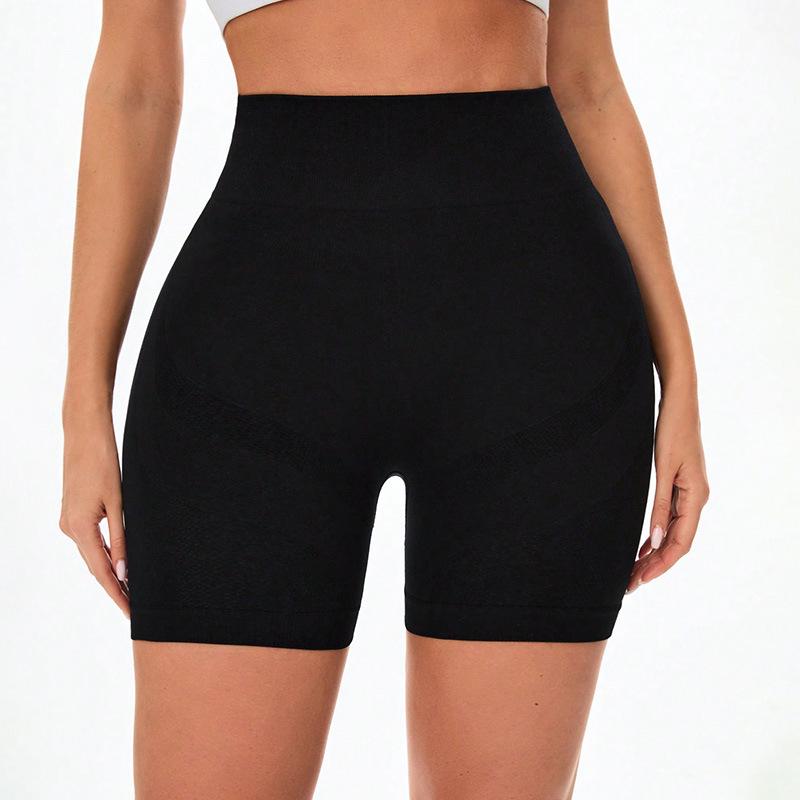 High-Waisted Butt-Lifting Tummy-Control Yoga Shorts for Women Small