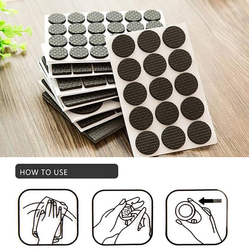 Non Slip Silent Furniture Pads Self Adhesive Feet Cover Floor Protector