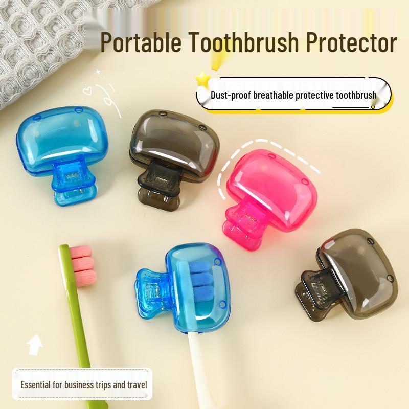 Travel Toothbrush Head Protective Cap - Portable Electric Toothbrush Cover & Dust Storage Solution