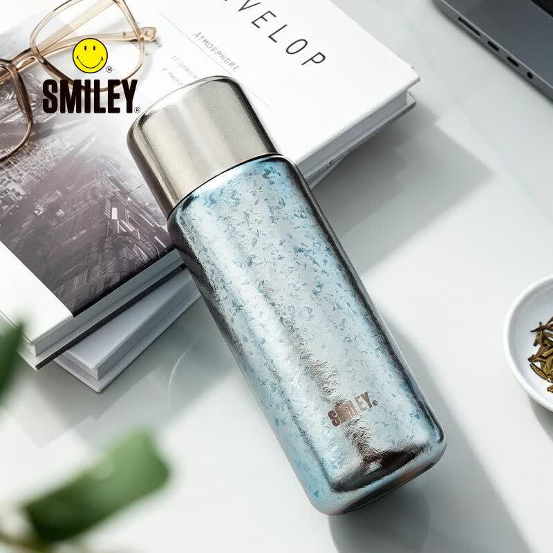 SMILEY Portable Titanium Thermos Mug