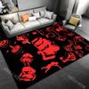 1PC Fitness Icons Dumbbells Fists Muscle Print Carpet for Living Room Bedroom Sofa Home Decor Rus Non-slip Floor Mat Luxury Gift