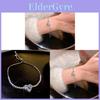 Leichter Luxus Zirkon Herz Armband Für Frauen Mit Verstellbarer Zugkette Stilvolles Geschenk Für Büroangestellte