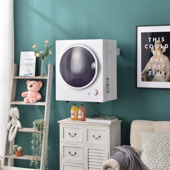 Clothes Dryer Large-capacity Double Filtration Overheating Protection Energy-saving User-friendly Low Noise Compact Clothes Dryer with Stainless Steel