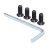 4Pcs Handlebar Front Fork Tube Screws with Hex Wrench Tool Kit for Xiaomi Series Electric Scooter