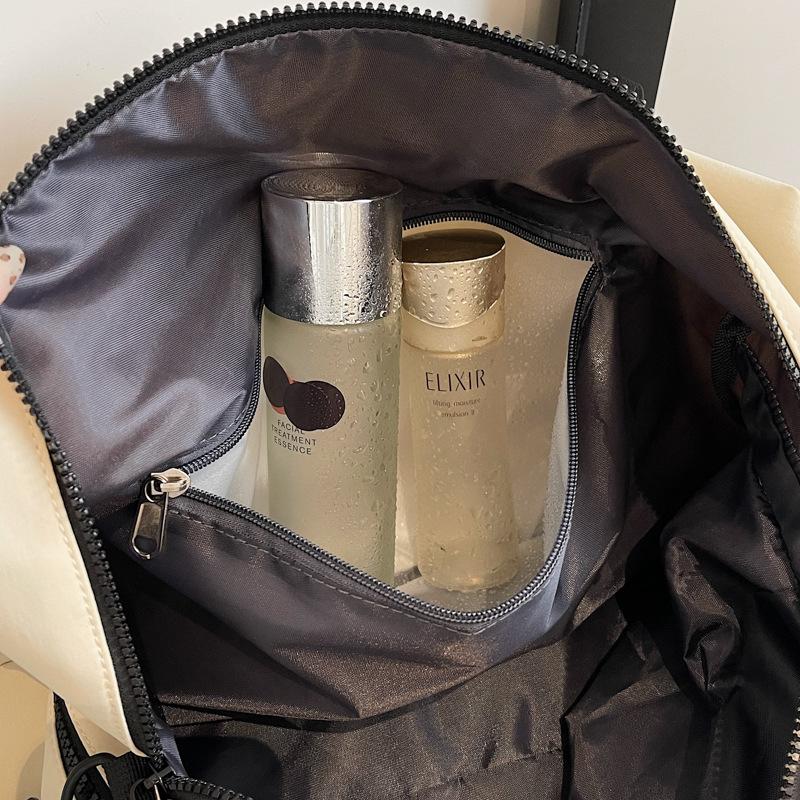 Solid color high-end short-trip bag can be set with tie rod, independent shoe position, dry and wet separation, multi-functional luggage boarding bag