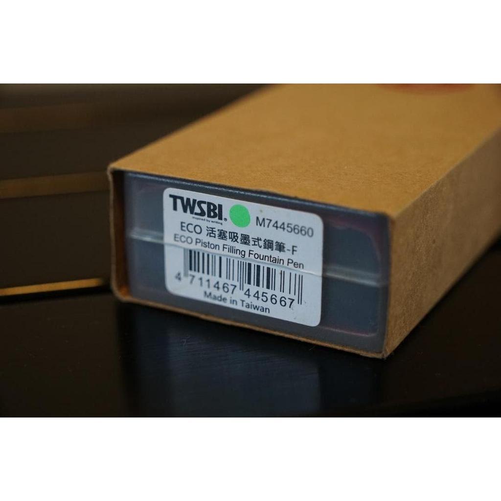 Used [New Unopened] TWSBI ECO Taiwan Limited Edition Apple Green F Nib Fountain Pen