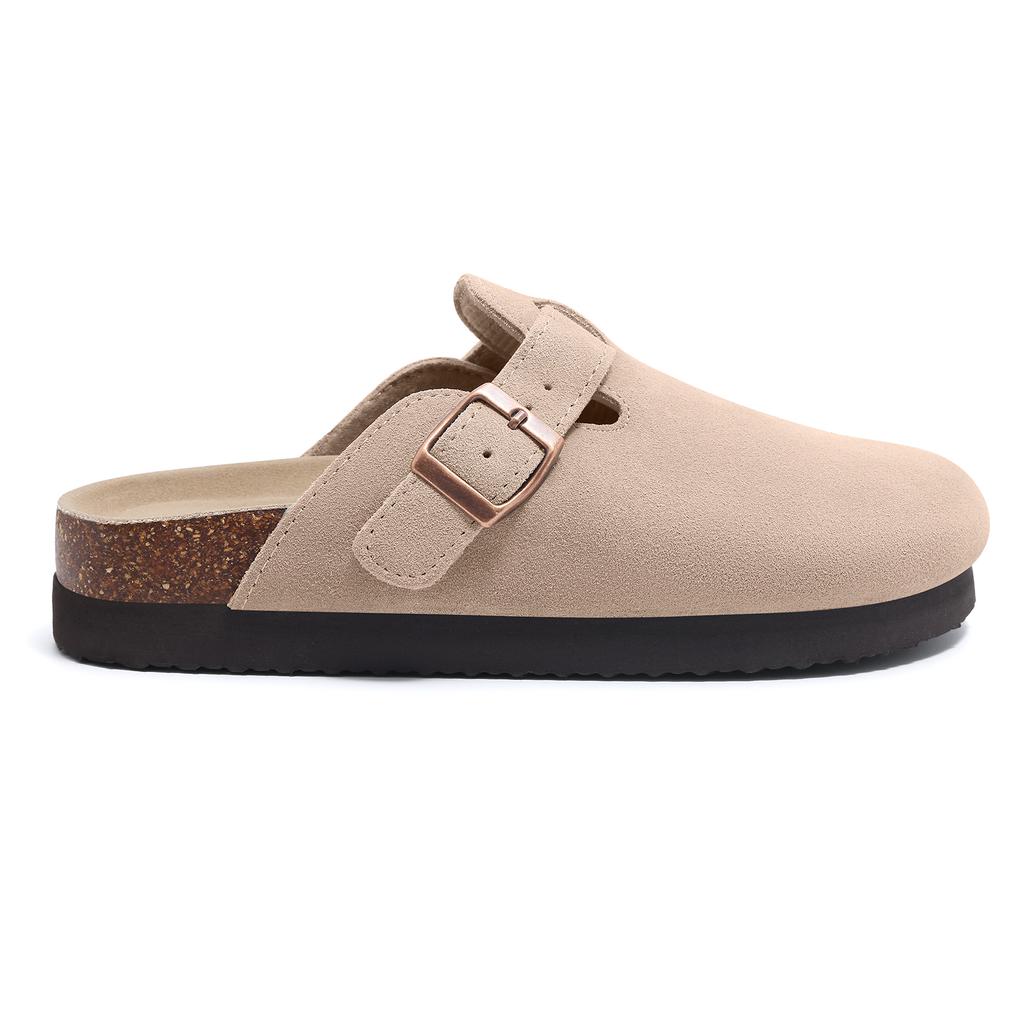 Fashion Smile Summer Men's Sandal Cork Clog Slippers Unisex Mules Outdoor Platform Antiskid House Sandals With Buckle Men Clogs Sandals