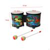 African Hand Drum 5'' and 6'' Bongo Set Music Enlightenment for Children