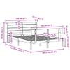 Solid Wood Bed Without Mattress White 160 X 200 Cm Pine Wood