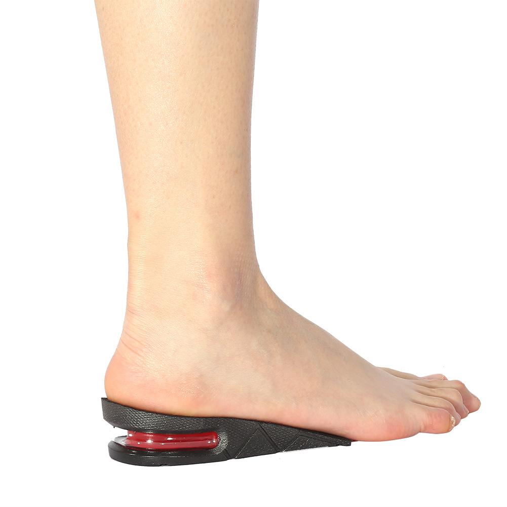 1 Pair Men Women Half Lift Height Increase Insoles 5cm Invisible Shoes Heel Taller Pads