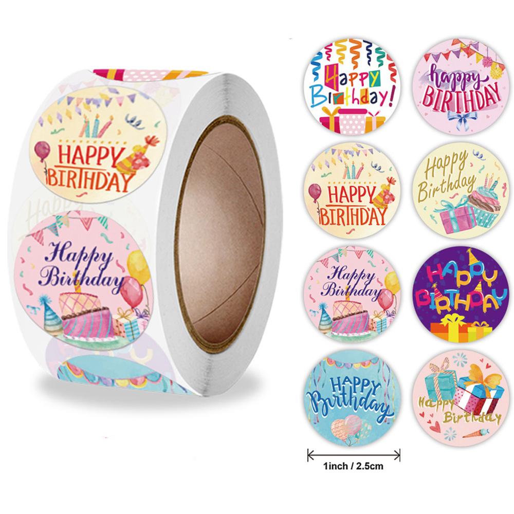 Custom Items Custom Label Sticker Happy Birthday Scrapbooking & Stamping X080