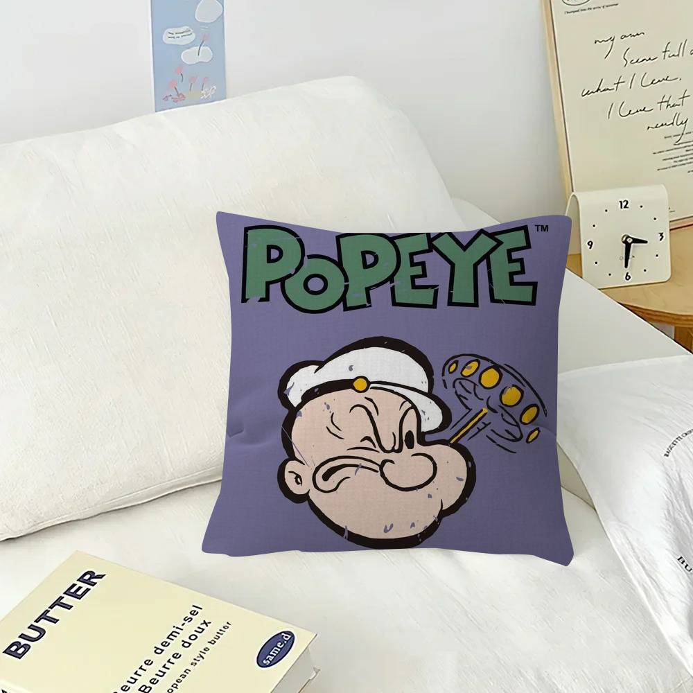 Classic Anime P-popeye  Pillow Cover Sofa Cushion Cover Home Room Decoration Children Gift