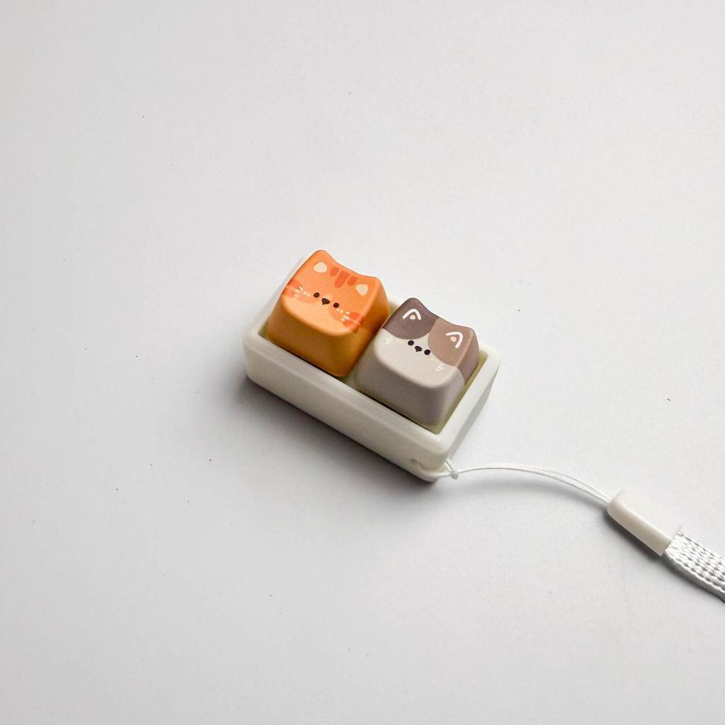 Cat Keycap Tester Stress Relief Toy - Blue Switch Mechanical Sound