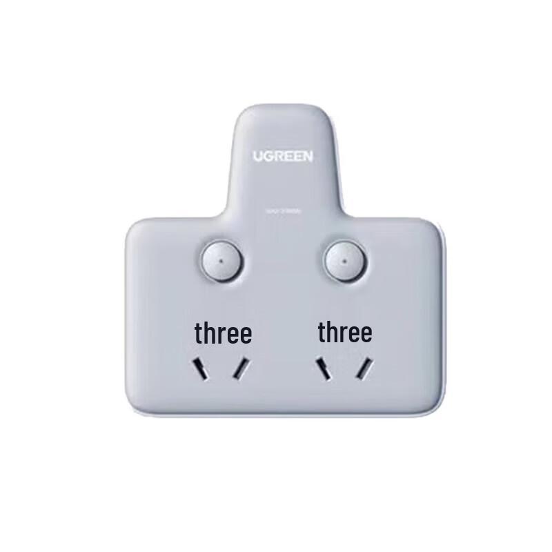 UGREEN 2-Port Individually Controlled Power Adapter