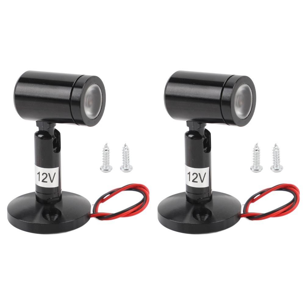 

2 Pack 1W LED Accent Spotlights DC 12V Rotatable LED Spotlights Jewelry Showcase Warm Light 3000K