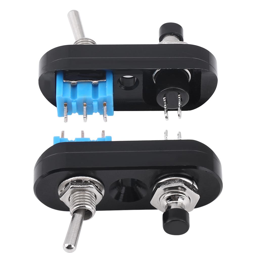 Aluminum Alloy Universal Motorcycle Handle Handlebar Grip Switch Headlight Horn On Off Black