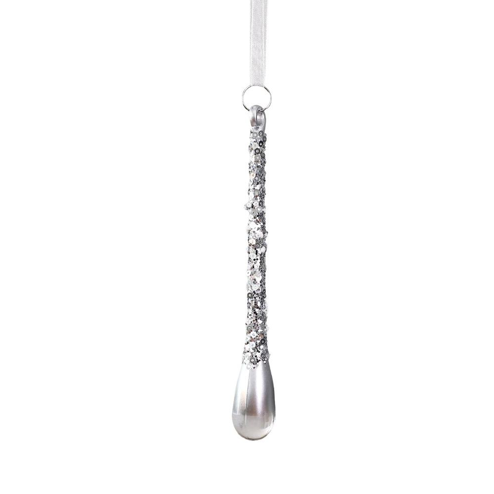 Crystal Clear Acrylic Xmas Hanging Ornament Holiday Hanging Pendant Holiday Ornament