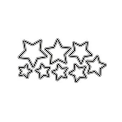Twinkle Star-Metal Die-Cut Five-pointed Star-Cutting Dies Embossing Stencil-for DIY Card Making Scrapbooking Album-Decor
