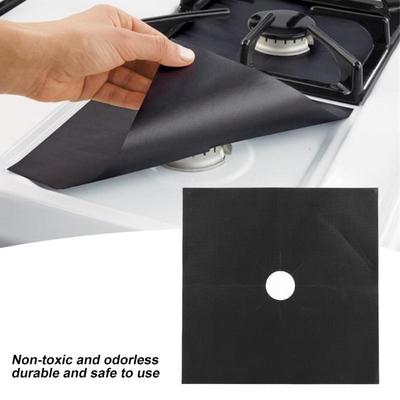 4Pcs Gas Range Stove Covers Protector Non-Stick Oil Protection Mat