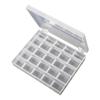 Bobbins and Bobbin Box Set 25 Pcs Plastic and Metal Bobbins Clear View Case for Quick Color Selection Perfect for Hand Sewing