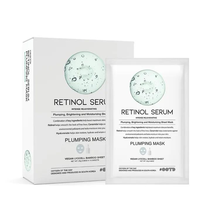 Retinol Serum Plumping Nourishing Care Mask Pack (10 Sheets)