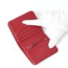 [Revetta] Stingray Leather Bi-fold Wallet, Galusha, Black/Red, Caviar Finish, Men's Genuine Leather [253stw-1]