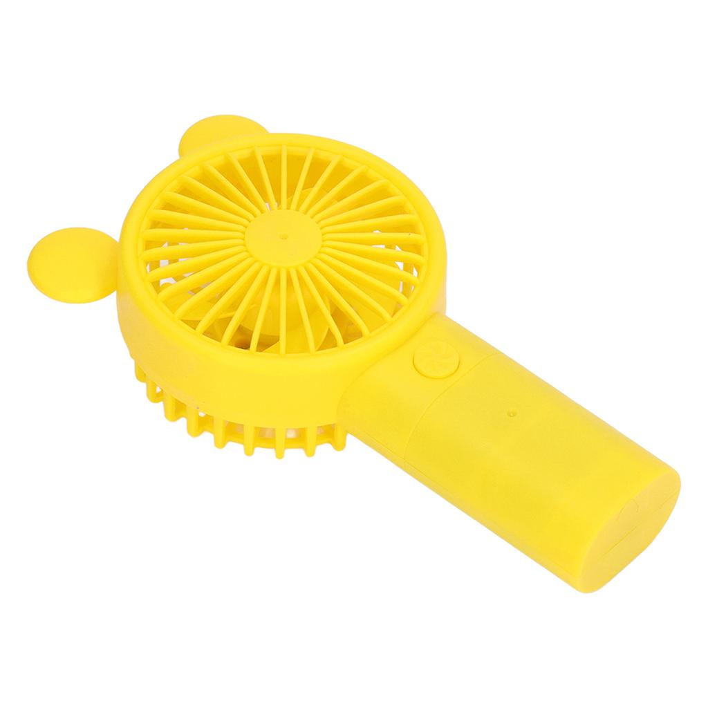 Handheld Fan Plastic USB Battery Dual Drive Built In Lithium Battery Mini Desk Fan for Summer