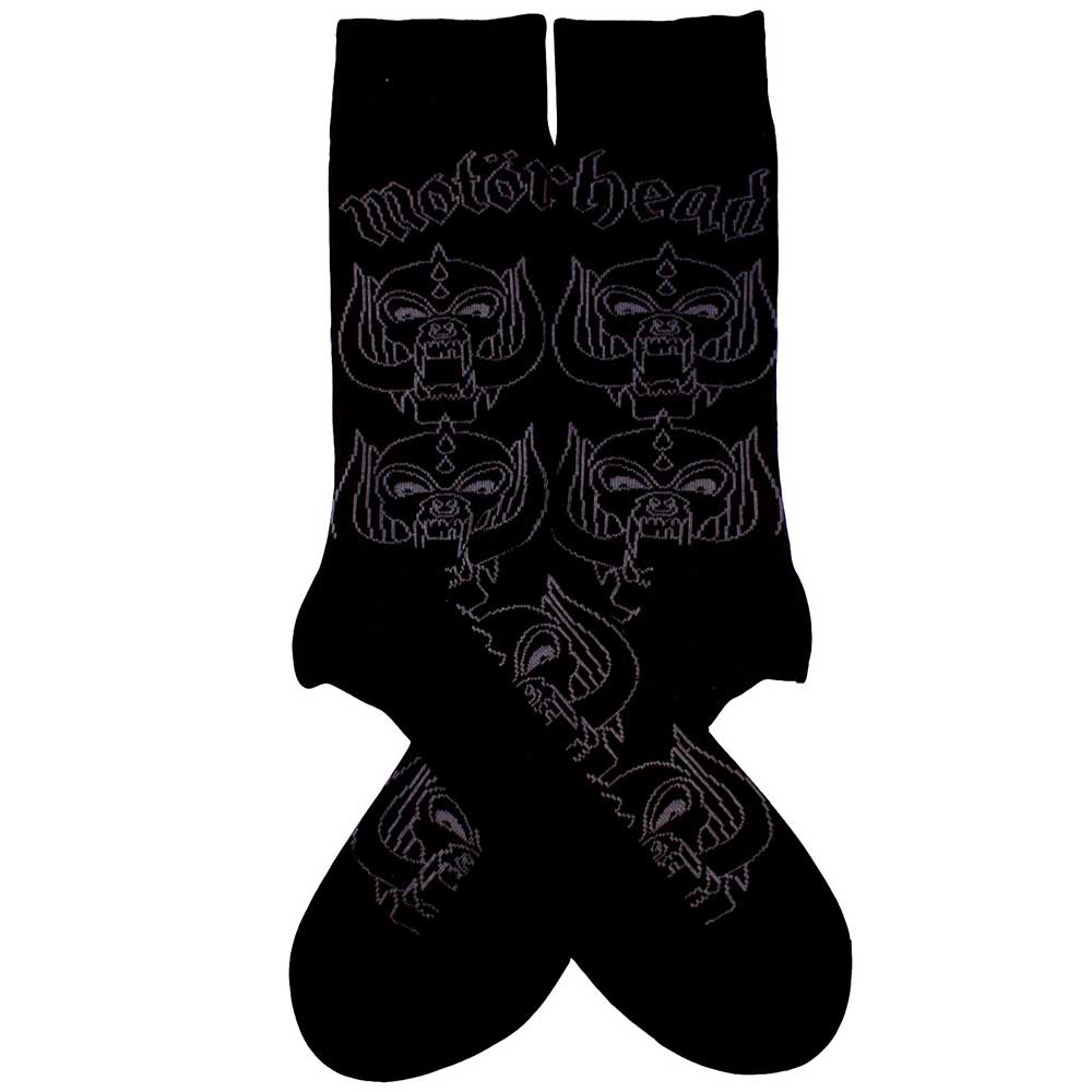 Motorhead Unisex Adult Warpig Outline Sokker