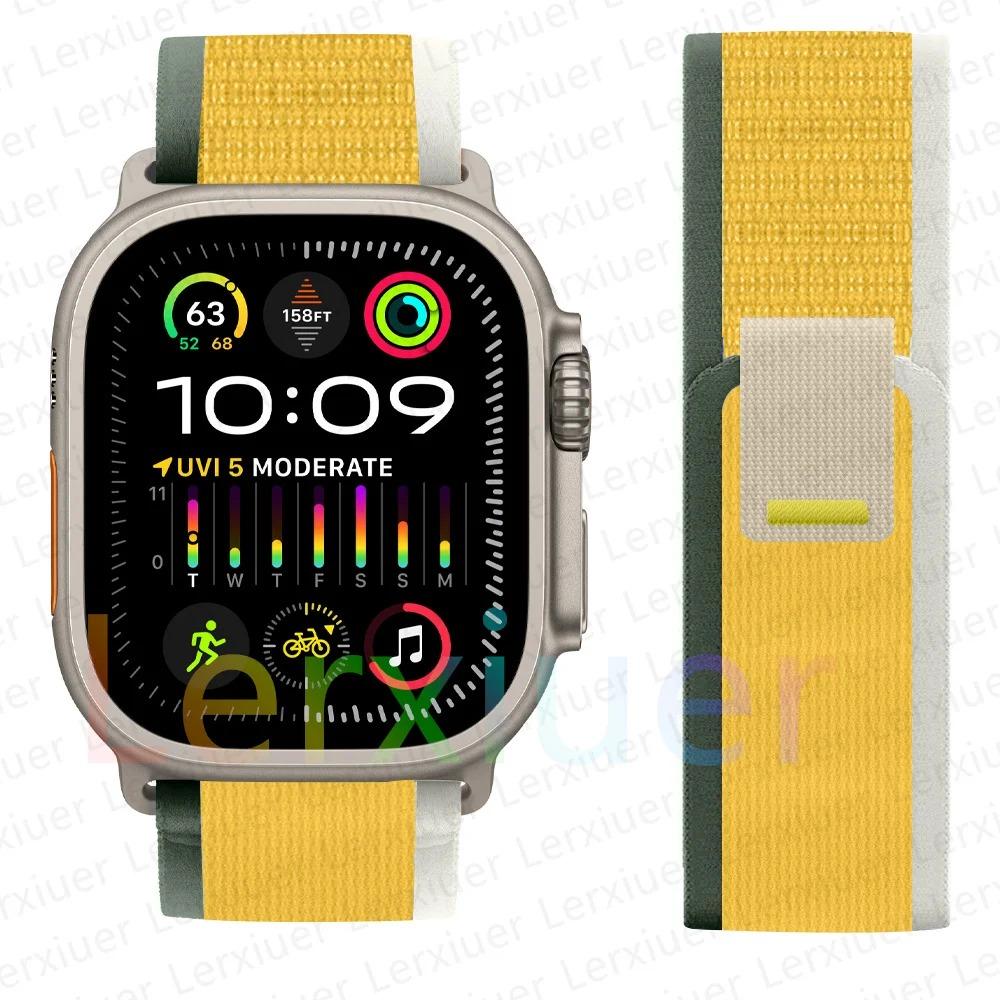 Armbänder für Apple Watch ultra2 Band 49mm 46mm 42mm 44mm 40mm 45mm 41mm Trail-Loop-Armband correa iwatch Serie se 3 7 8 9 10 11