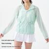 Women's Lightweight Hooded Jacket - Quick-Dry, Breathable, Skin-Friendly Sportswear for Spring & Autumn